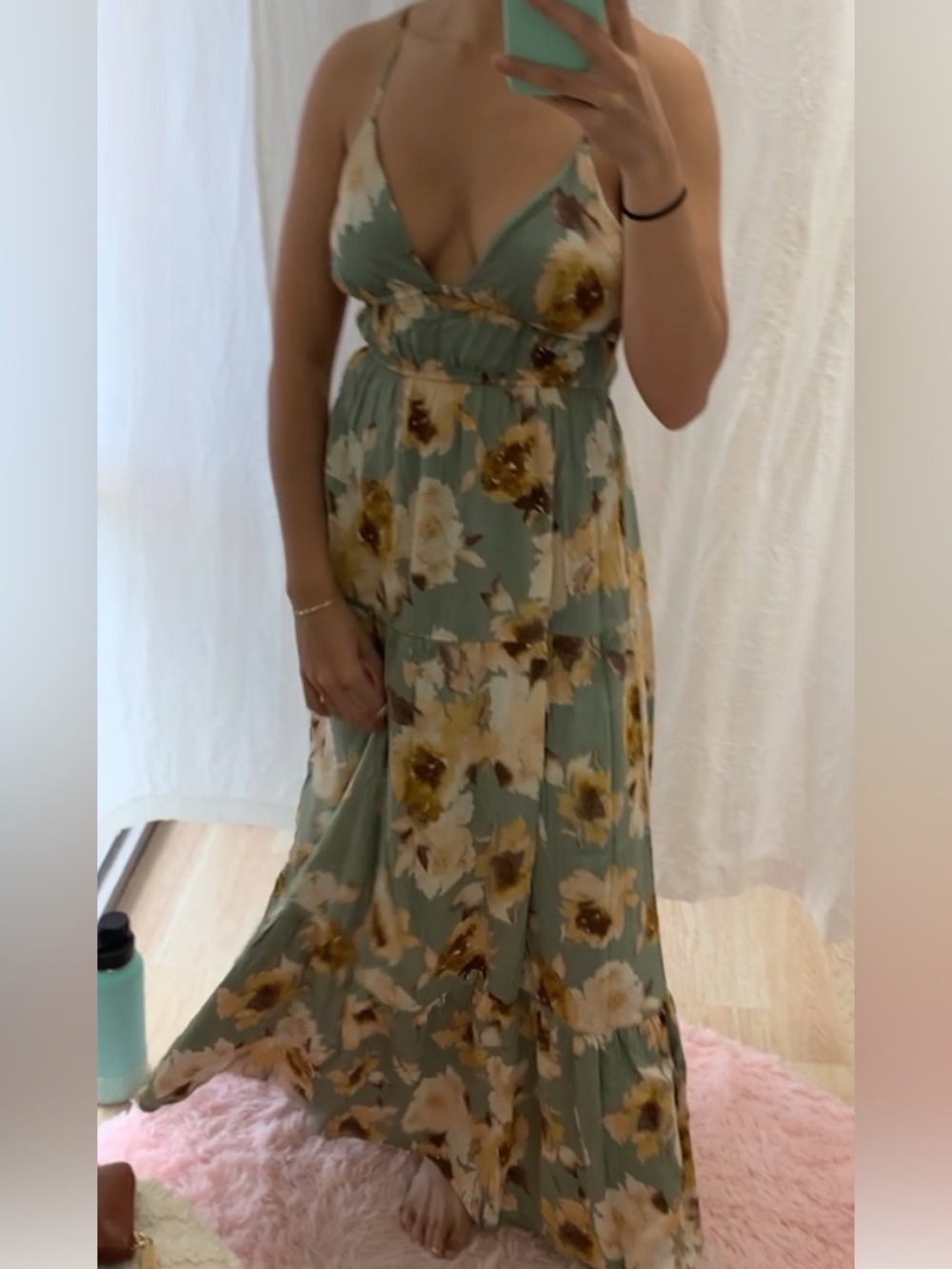 BOUTIQUE BRAND floral maxi dress